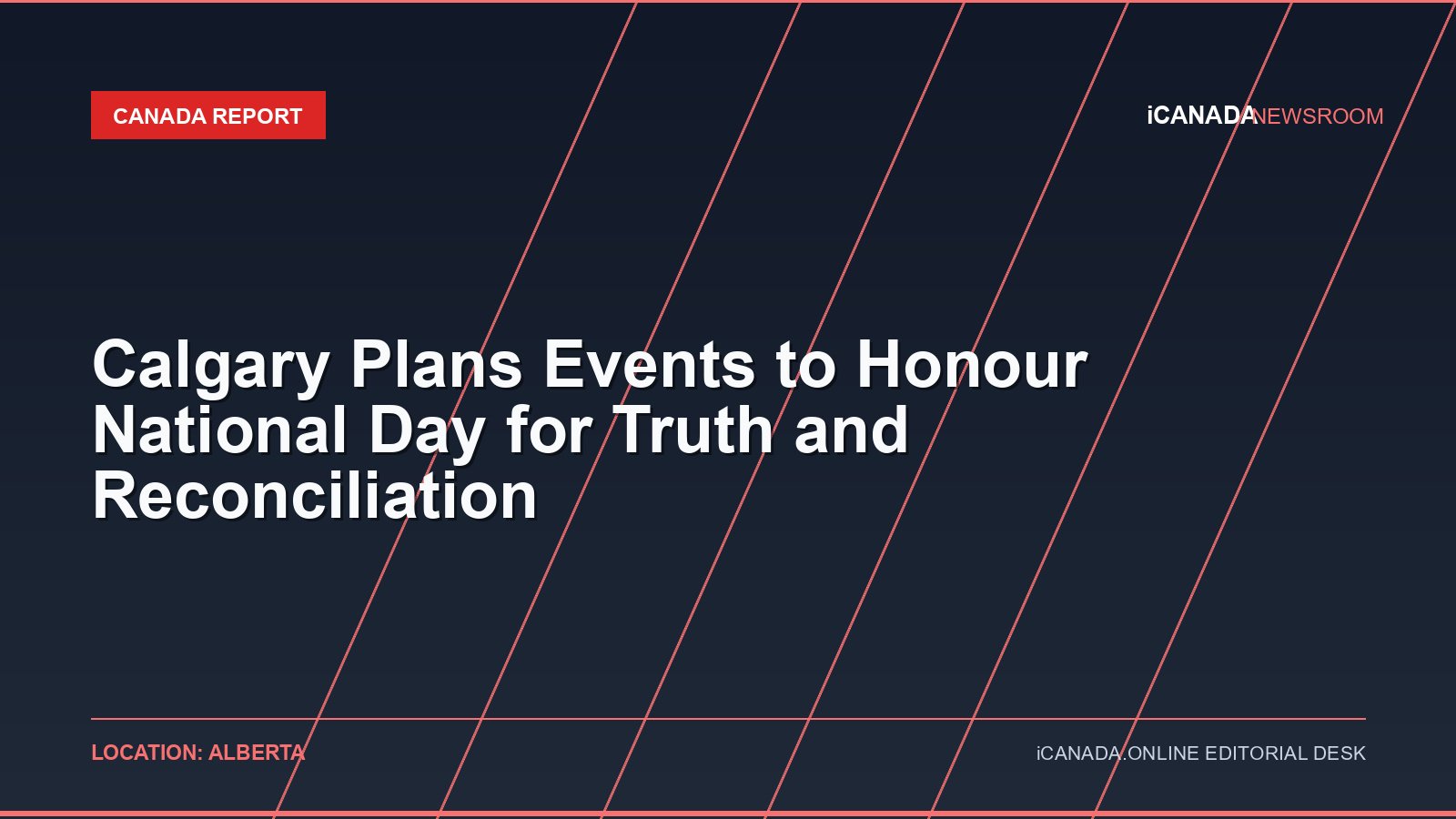 Calgary Plans Events to Honour National Day for Truth and Reconciliation