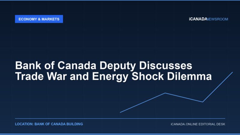 Bank of Canada Deputy Discusses Trade War and Energy Shock Dilemma