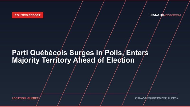 Parti Québécois Surges in Polls, Enters Majority Territory Ahead of Election
