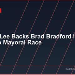 Geddy Lee Backs Brad Bradford in Toronto Mayoral Race