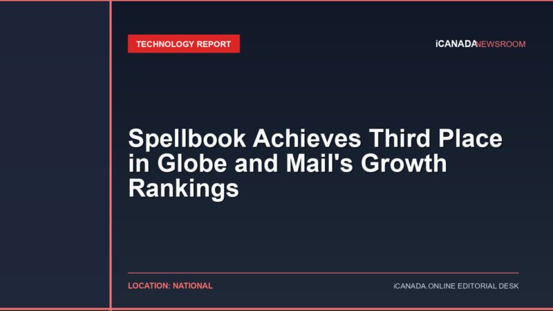 Spellbook Achieves Third Place in Globe and Mail's Growth Rankings