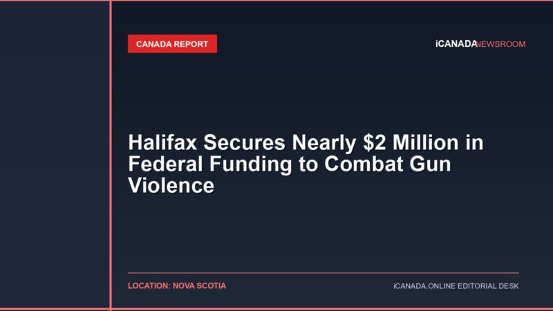 Halifax Secures Nearly $2 Million in Federal Funding to Combat Gun Violence
