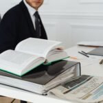 Legal documents and scales of justice symbolising court proceedings