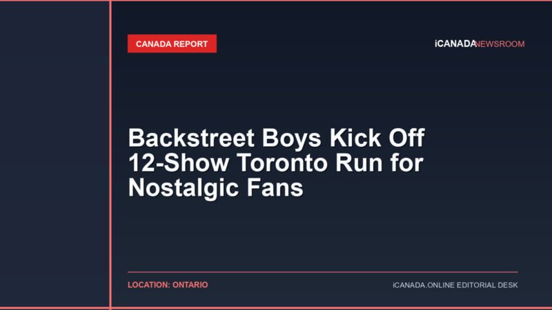 Backstreet Boys Kick Off 12-Show Toronto Run for Nostalgic Fans