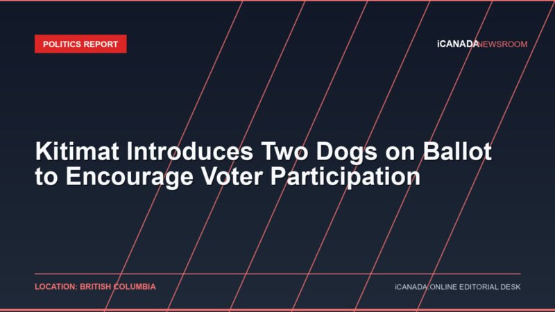 Kitimat Introduces Two Dogs on Ballot to Encourage Voter Participation