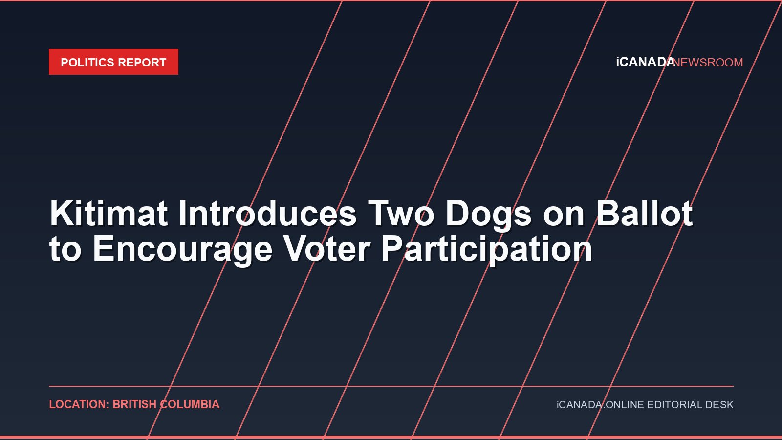 Kitimat Introduces Two Dogs on Ballot to Encourage Voter Participation