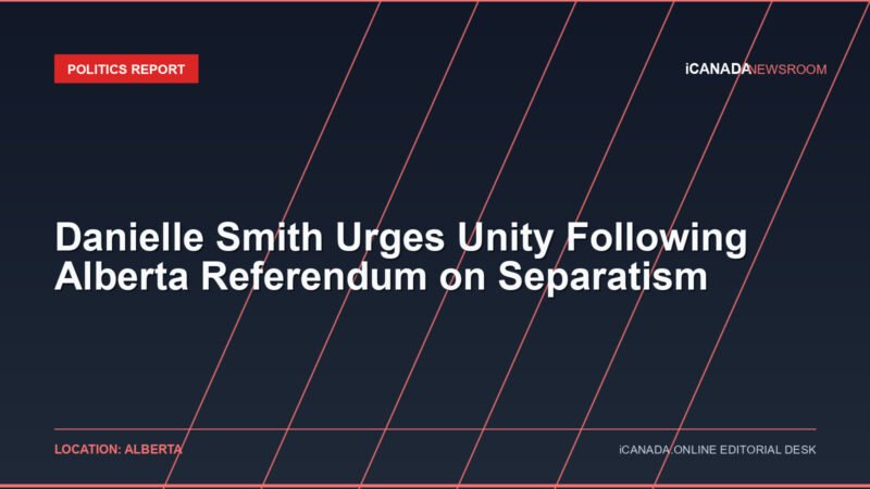 Danielle Smith Urges Unity Following Alberta Referendum on Separatism