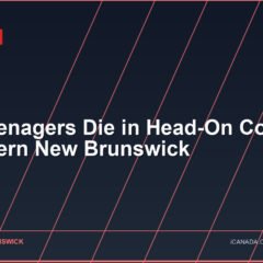 Two Teenagers Die in Head-On Collision in Eastern New Brunswick