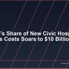 Ontario’s Share of New Civic Hospital Campus Costs Soars to $10 Billion