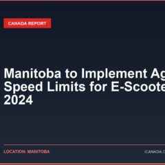 Manitoba to Implement Age and Speed Limits for E-Scooters in 2024