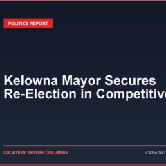 Kelowna Mayor Secures Re-Election in Competitive Race