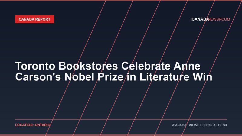 Toronto Bookstores Celebrate Anne Carson’s Nobel Prize in Literature Win