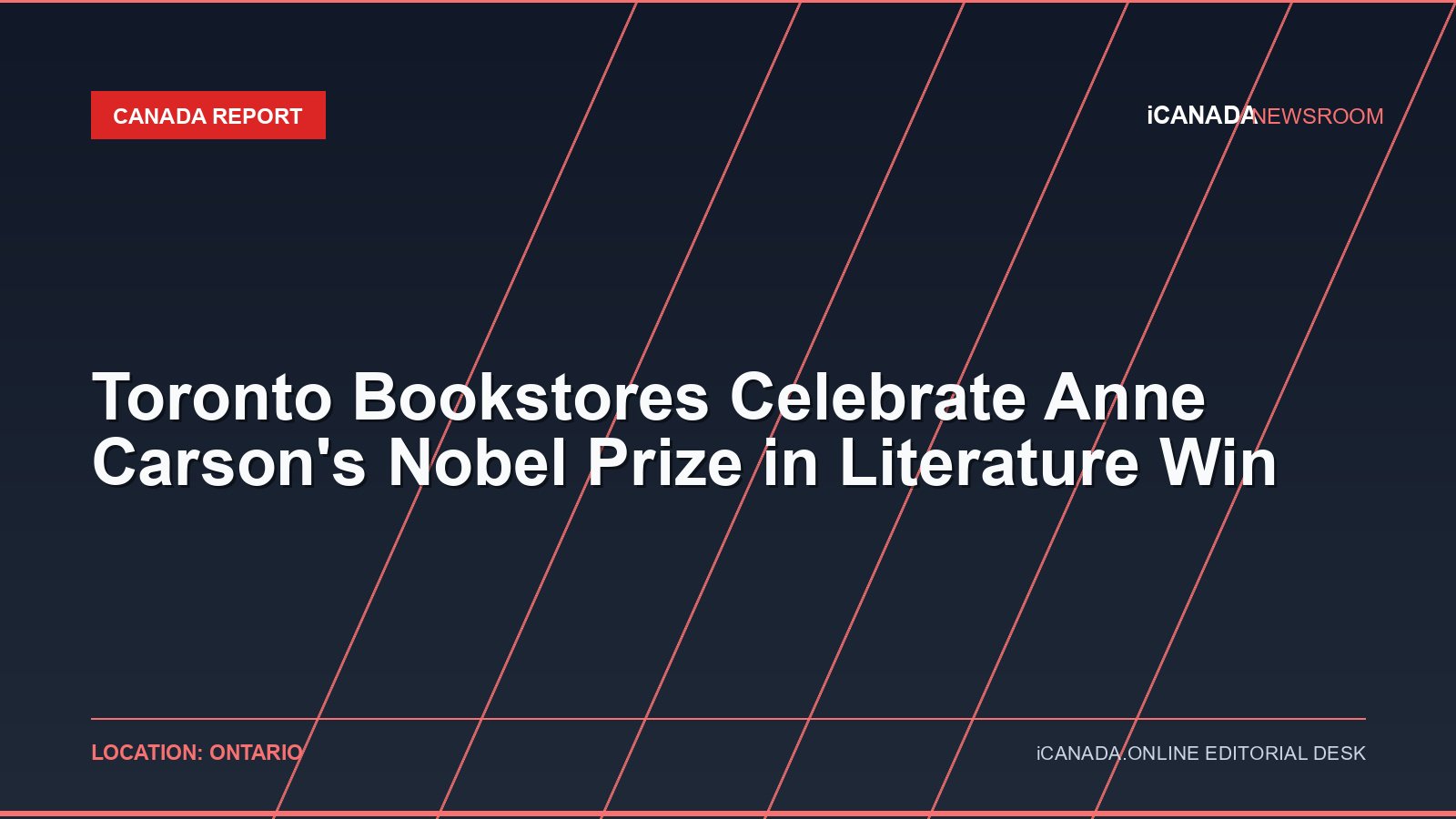 Toronto Bookstores Celebrate Anne Carson’s Nobel Prize in Literature Win