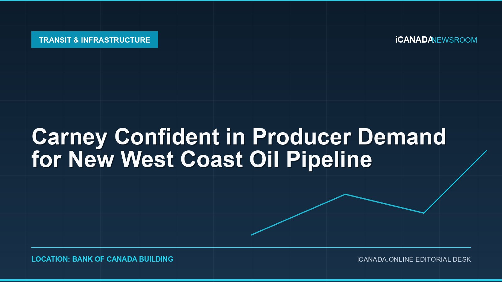 Carney Confident in Producer Demand for New West Coast Oil Pipeline