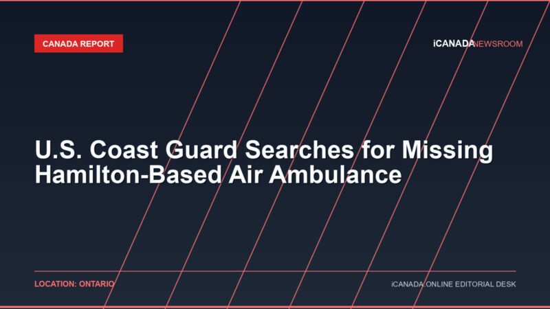 U.S. Coast Guard Searches for Missing Hamilton-Based Air Ambulance