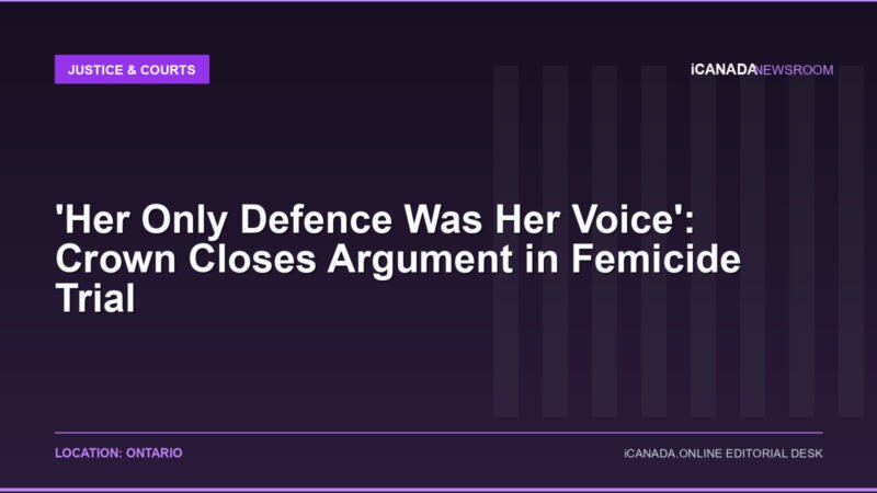 'Her Only Defence Was Her Voice': Crown Closes Argument in Femicide Trial