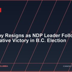 David Eby Resigns as NDP Leader Following Conservative Victory in B.C. Election