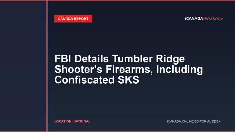 FBI Details Tumbler Ridge Shooter’s Firearms, Including Confiscated SKS