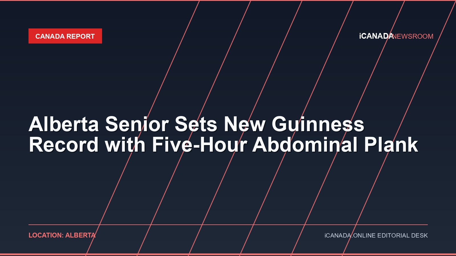 Alberta Senior Sets New Guinness Record with Five-Hour Abdominal Plank