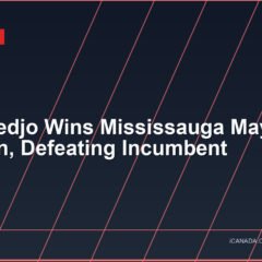 Alvin Tedjo Wins Mississauga Mayoral Election, Defeating Incumbent