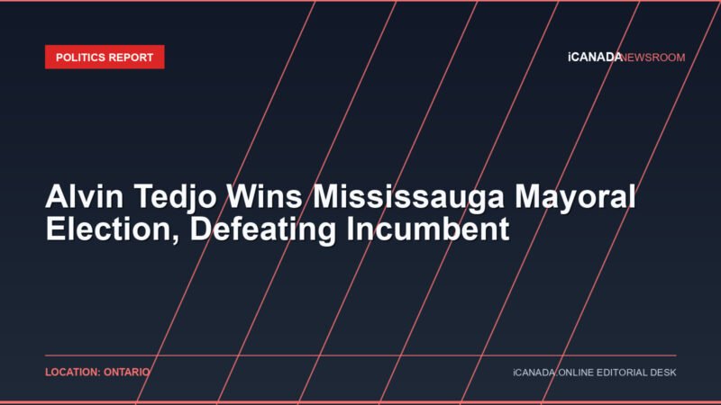 Alvin Tedjo Wins Mississauga Mayoral Election, Defeating Incumbent