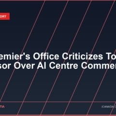 N.S. Premier's Office Criticizes Toronto Professor Over AI Centre Comments