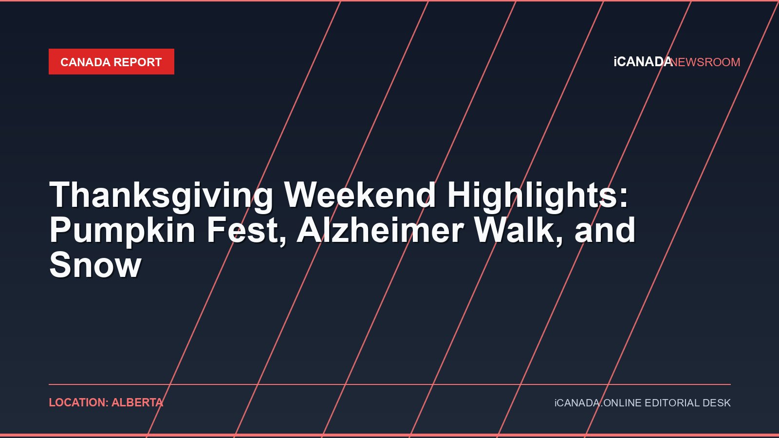 Thanksgiving Weekend Highlights: Pumpkin Fest, Alzheimer Walk, and Snow