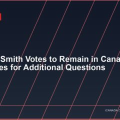Danielle Smith Votes to Remain in Canada, Advocates for Additional Questions