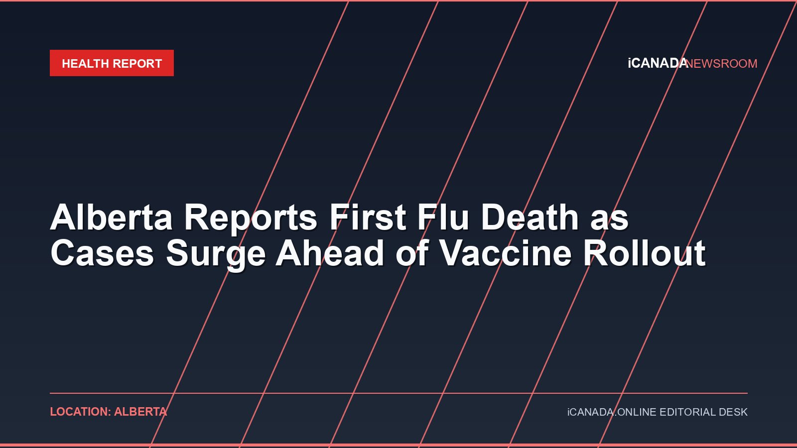 Alberta Reports First Flu Death as Cases Surge Ahead of Vaccine Rollout