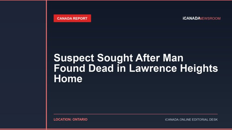 Suspect Sought After Man Found Dead in Lawrence Heights Home