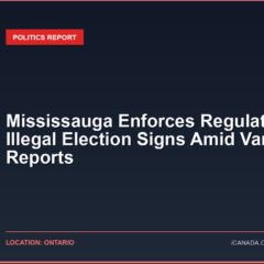 Mississauga Enforces Regulations on Illegal Election Signs Amid Vandalism Reports