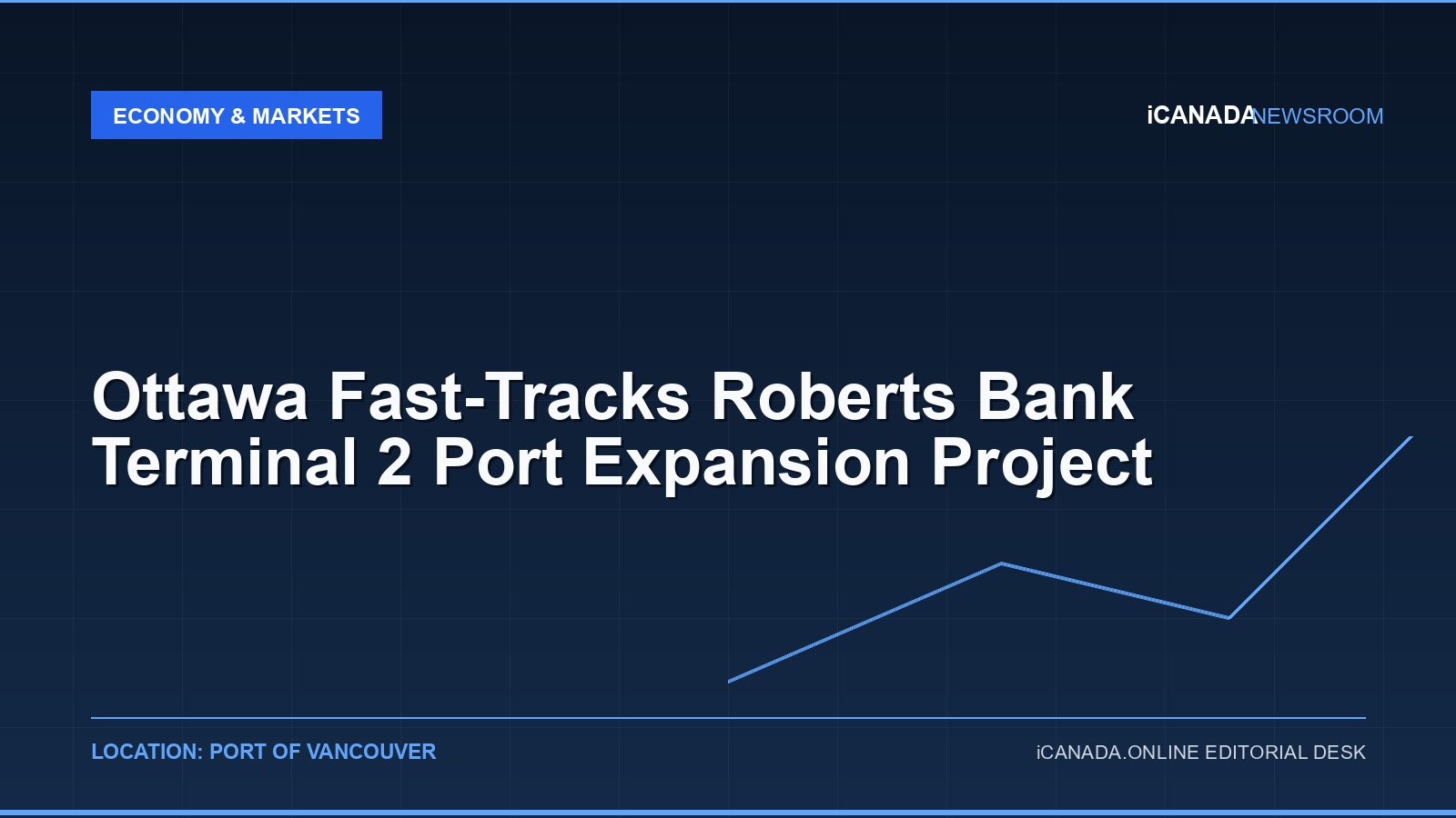 Ottawa Fast-Tracks Roberts Bank Terminal 2 Port Expansion Project
