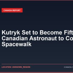 Kutryk Set to Become Fifth Canadian Astronaut to Conduct Spacewalk