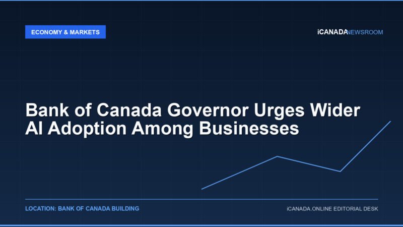 Bank of Canada Governor Urges Wider AI Adoption Among Businesses