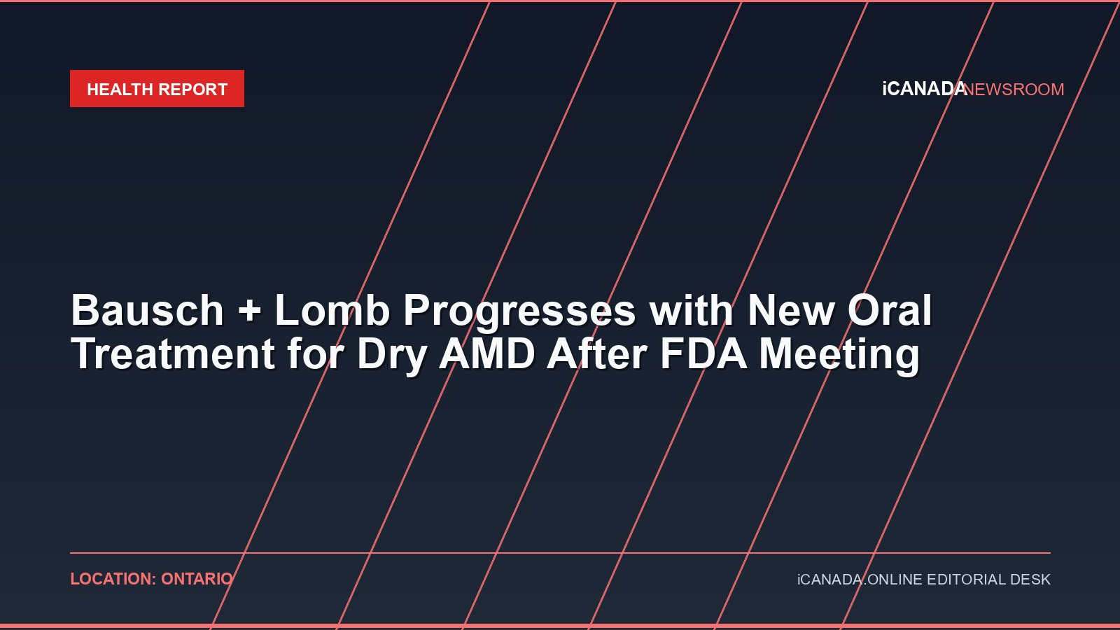 Bausch + Lomb Progresses with New Oral Treatment for Dry AMD After FDA Meeting