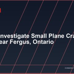 Police Investigate Small Plane Crash in Field Near Fergus, Ontario
