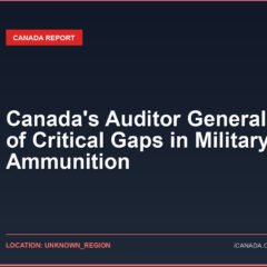 Canada's Auditor General Warns of Critical Gaps in Military Ammunition
