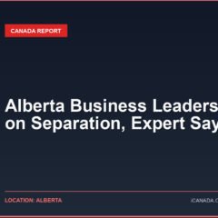 Alberta Business Leaders Silent on Separation, Expert Says